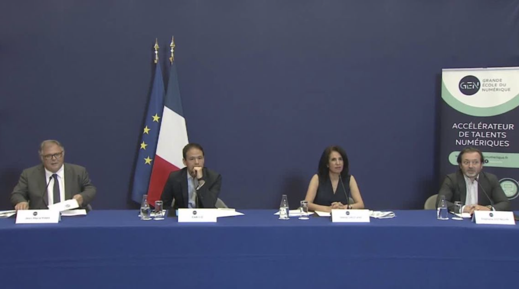Diffusion de conférence de presse à Bercy
